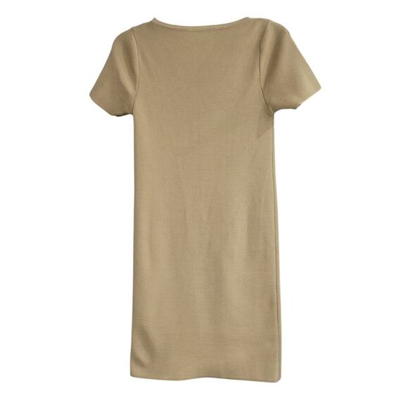 Elisabetta Franchi Women's Mini Dress Size Small Stretch Chain Detail Ruffle - Picture 11 of 12
